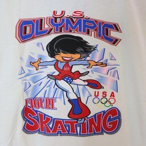 USA Olympics Figure Skating Athens 2004 JA White Youth Kids T-Shirt